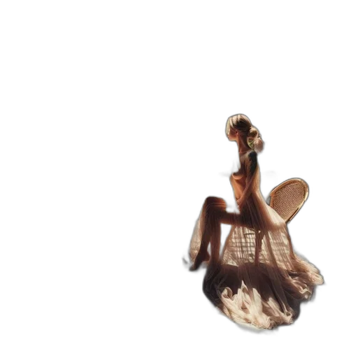 jewelry, crown, dress, staff transparent PNG cut-out