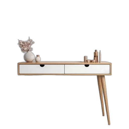 furniture, staff, 3d render, white transparent PNG cut-out