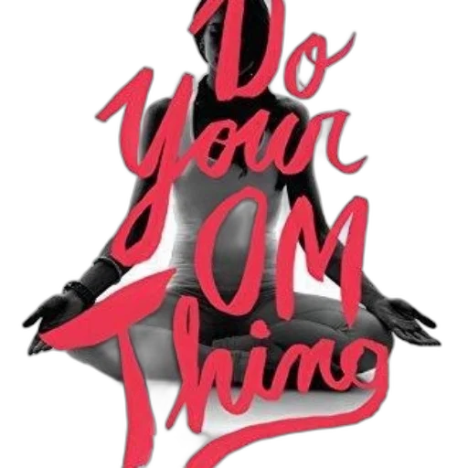 thing, poster, person, yoga transparent PNG cut-out