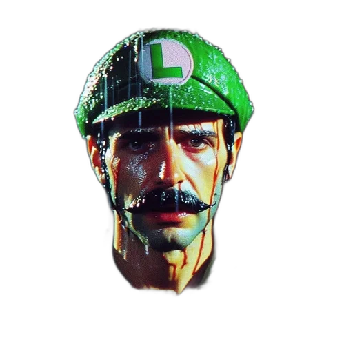 hat, face, mask, staff transparent PNG cut-out