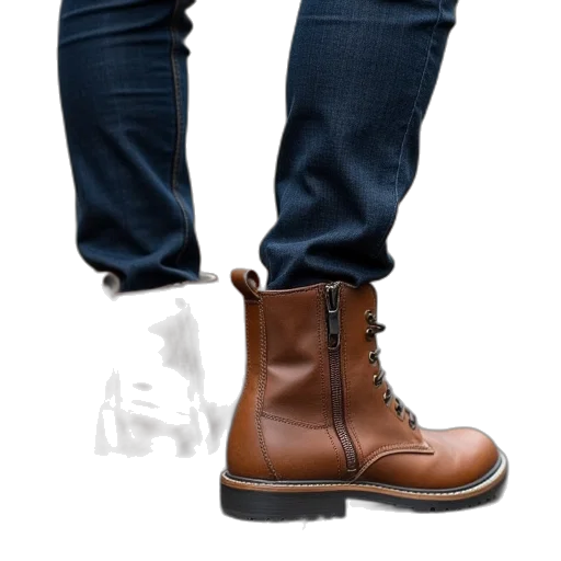shoes, jacket, staff, 3d render transparent PNG cut-out