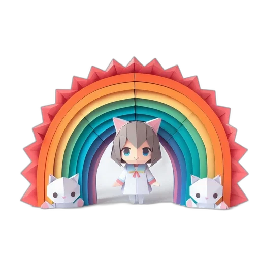 umbrella, staff, creature, animal transparent PNG cut-out