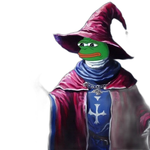 dragon, staff, hat, mask transparent PNG cut-out