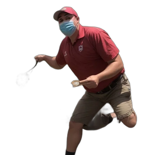 mask, staff, umbrella, creature transparent PNG cut-out