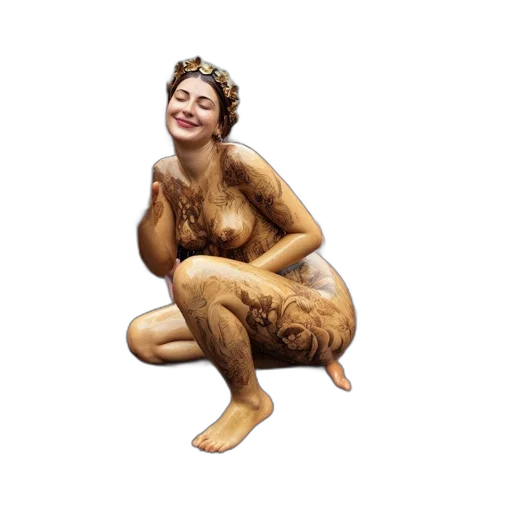 animal, creature, dress, crown transparent PNG cut-out