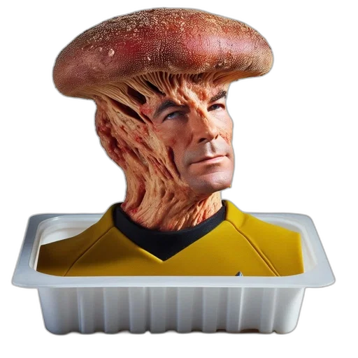 food, hat, creature, face transparent PNG cut-out