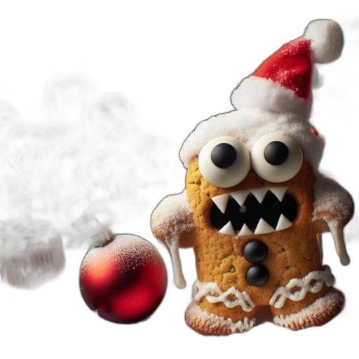 food, robot, 3d render, concept art transparent PNG cut-out