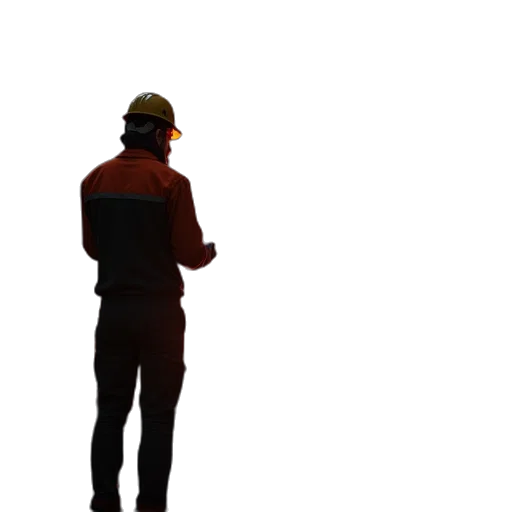 staff, hat, robot, face transparent PNG cut-out