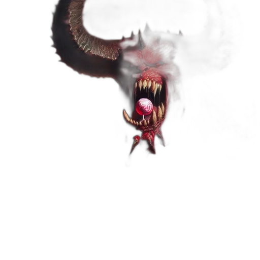 dragon, creature, staff, animal transparent PNG cut-out