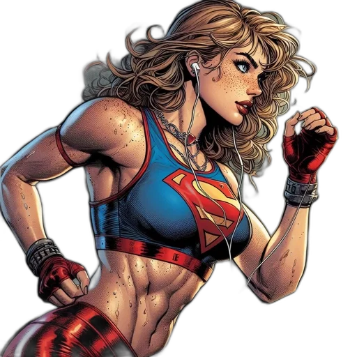 comic book art, concept art, cartoon, photorealistic transparent PNG cut-out