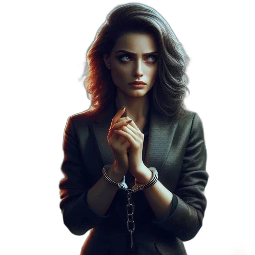 jewelry, jacket, face, photorealistic transparent PNG cut-out