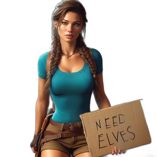concept art, fantasy art, pixel art, 3d render transparent PNG cut-out