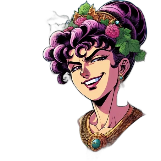 crown, jewelry, staff, face transparent PNG cut-out