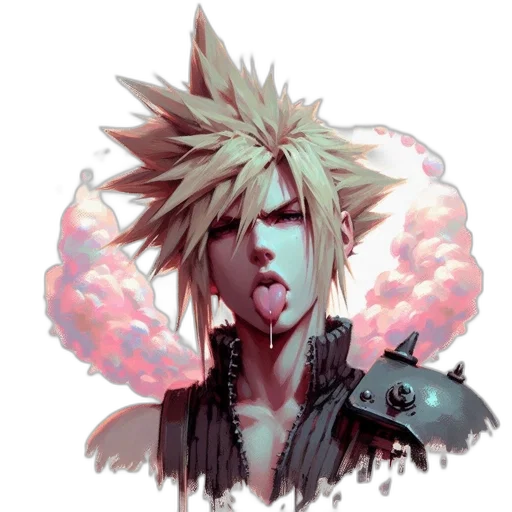 creature, concept art, cyberpunk, pixel art transparent PNG cut-out