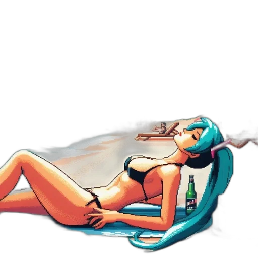 robot, mask, vaporwave, concept art transparent PNG cut-out