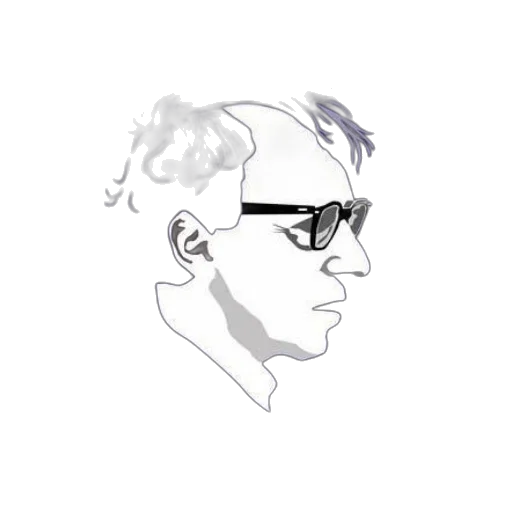 face, staff, hair, jacket transparent PNG cut-out