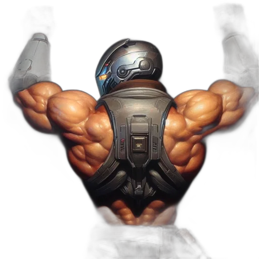 robot, weapon, mask, face transparent PNG cut-out