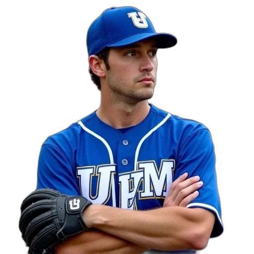 man, wearing, blue, white transparent PNG cut-out