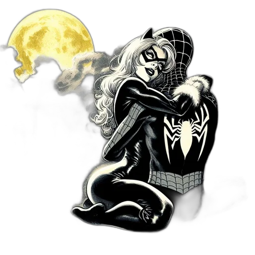 mask, jewelry, jacket, comic book art transparent PNG cut-out
