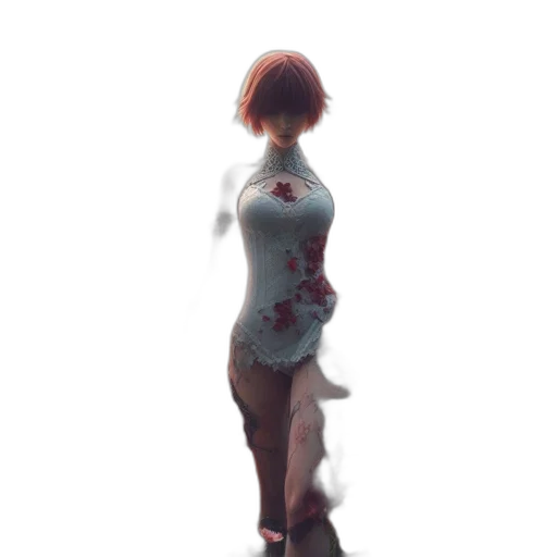 dress, robot, creature, weapon transparent PNG cut-out