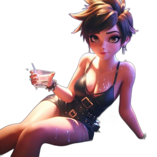 dress, staff, weapon, jewelry transparent PNG cut-out