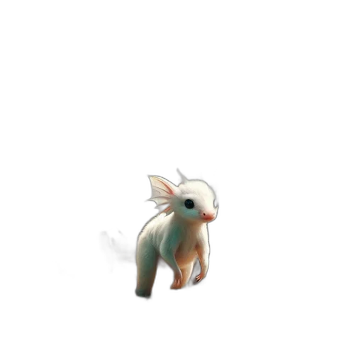 dragon, animal, creature, staff transparent PNG cut-out