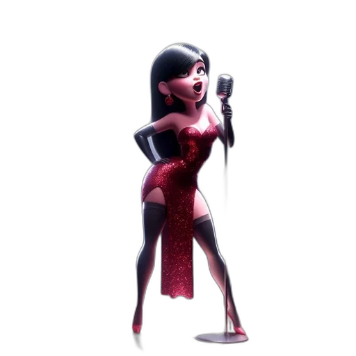 dress, staff, weapon, robot transparent PNG cut-out