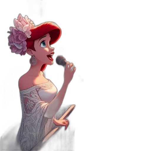 dress, crown, hat, flower transparent PNG cut-out