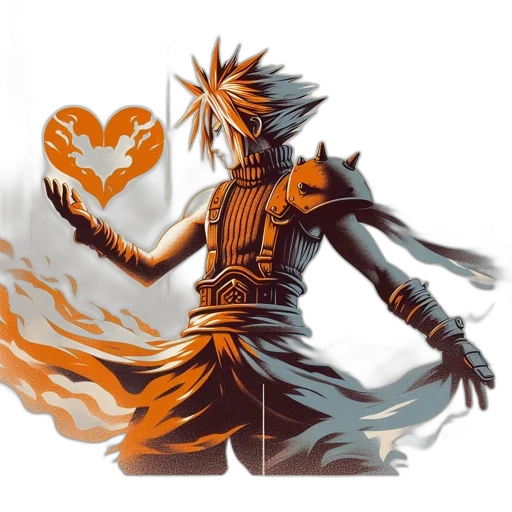 concept art, fantasy art, pixel art, anime transparent PNG cut-out