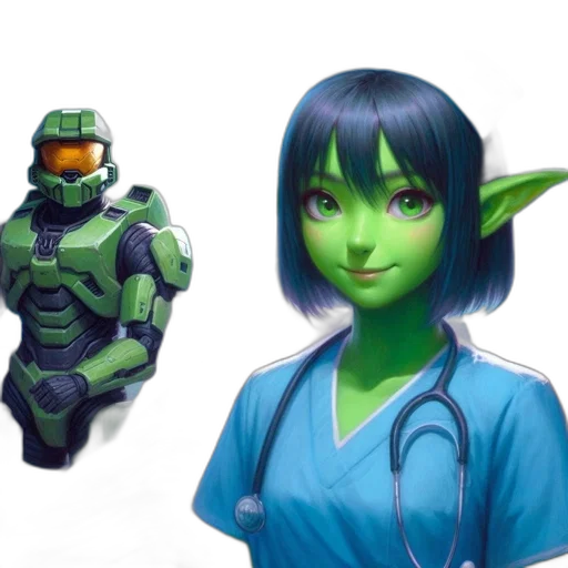 staff, concept art, 3d render, fantasy art transparent PNG cut-out