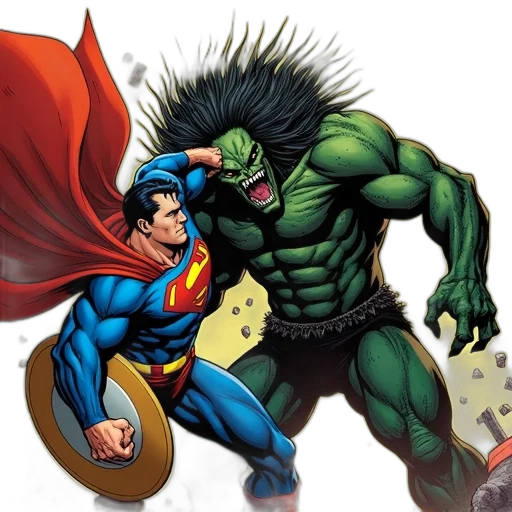 comic book art, concept art, first, image transparent PNG cut-out