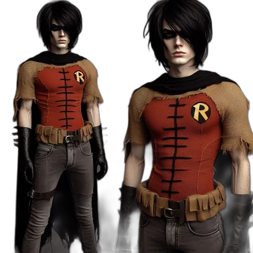 jacket, concept art, comic book art, 3d render transparent PNG cut-out