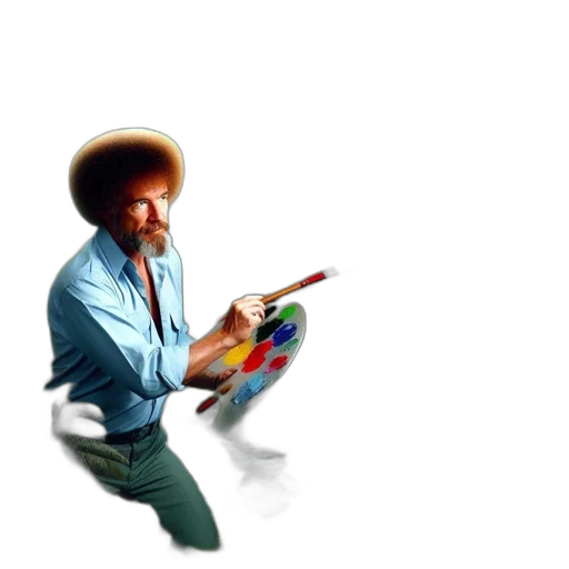 hat, weapon, robot, staff transparent PNG cut-out