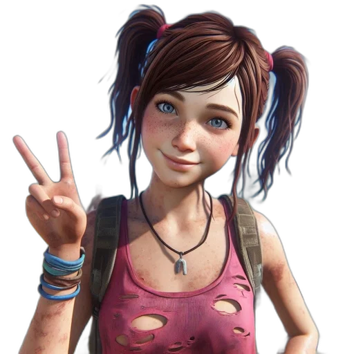 face, concept art, 3d render, photorealistic transparent PNG cut-out