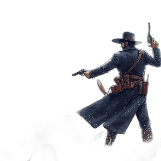 weapon, sword, staff, hat transparent PNG cut-out