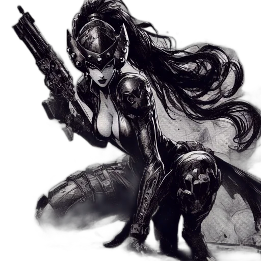 weapon, concept art, comic book art, fantasy art transparent PNG cut-out