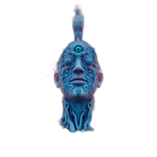 mask, face, staff, creature transparent PNG cut-out