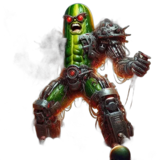 robot, weapon, creature, staff transparent PNG cut-out