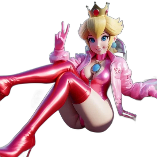 crown, concept art, 3d render, vaporwave transparent PNG cut-out