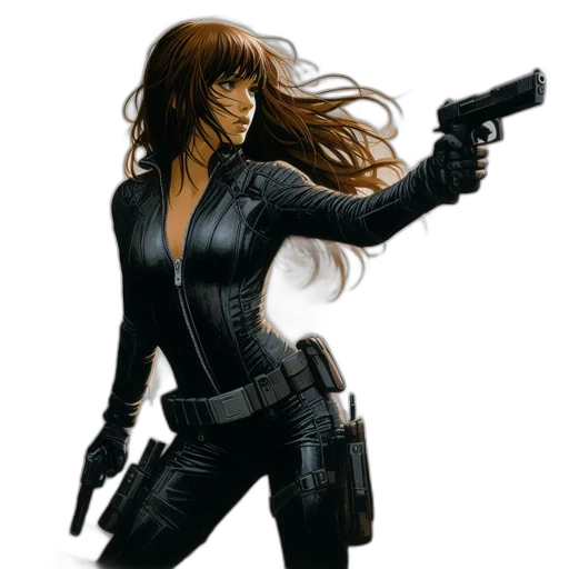 weapon, comic book art, concept art, photorealistic transparent PNG cut-out