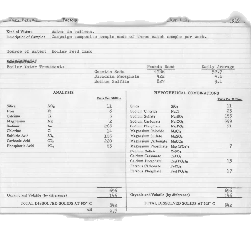 document, titled, water, analysis transparent PNG cut-out
