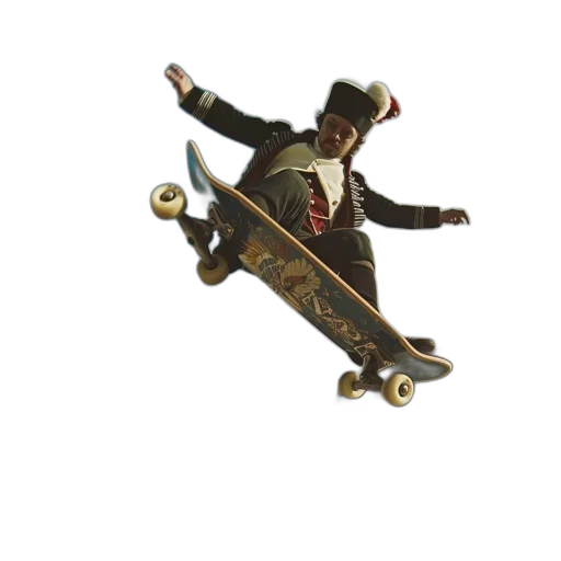 staff, hat, weapon, robot transparent PNG cut-out