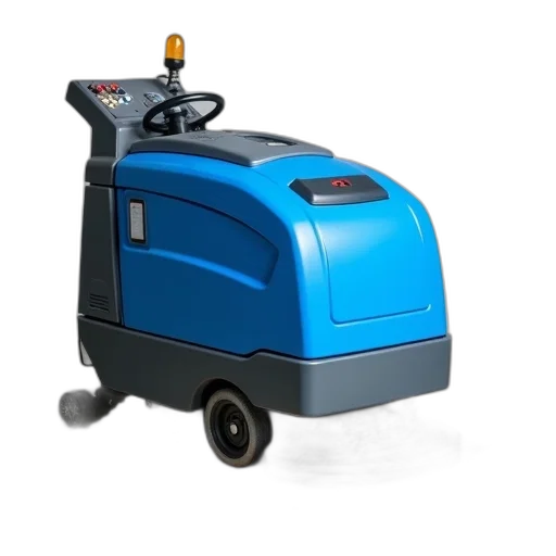 robot, car, blue, floor transparent PNG cut-out