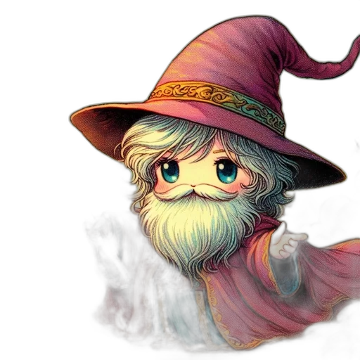 staff, hat, dragon, mask transparent PNG cut-out