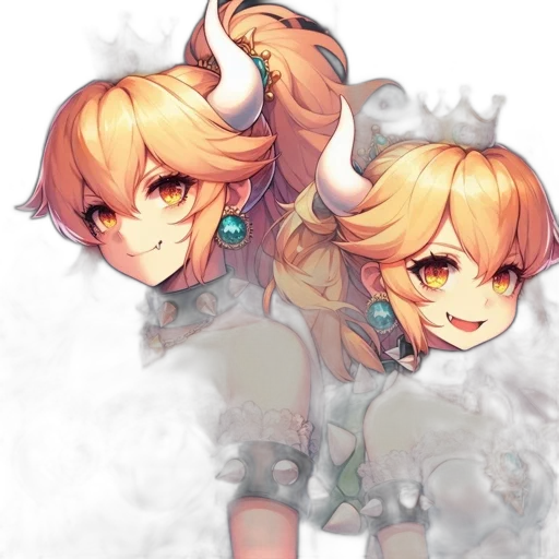 dragon, crown, staff, face transparent PNG cut-out