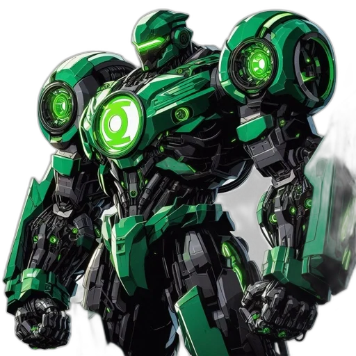 robot, weapon, concept art, 3d render transparent PNG cut-out