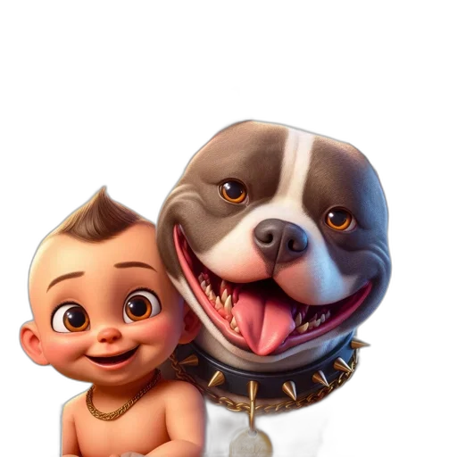 animal, concept art, 3d render, photorealistic transparent PNG cut-out