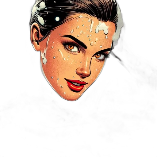 face, jewelry, mask, comic book art transparent PNG cut-out