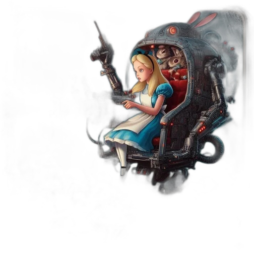 dragon, sword, weapon, robot transparent PNG cut-out