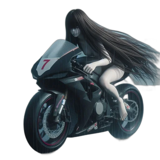 hair, concept art, photorealistic, 3d render transparent PNG cut-out